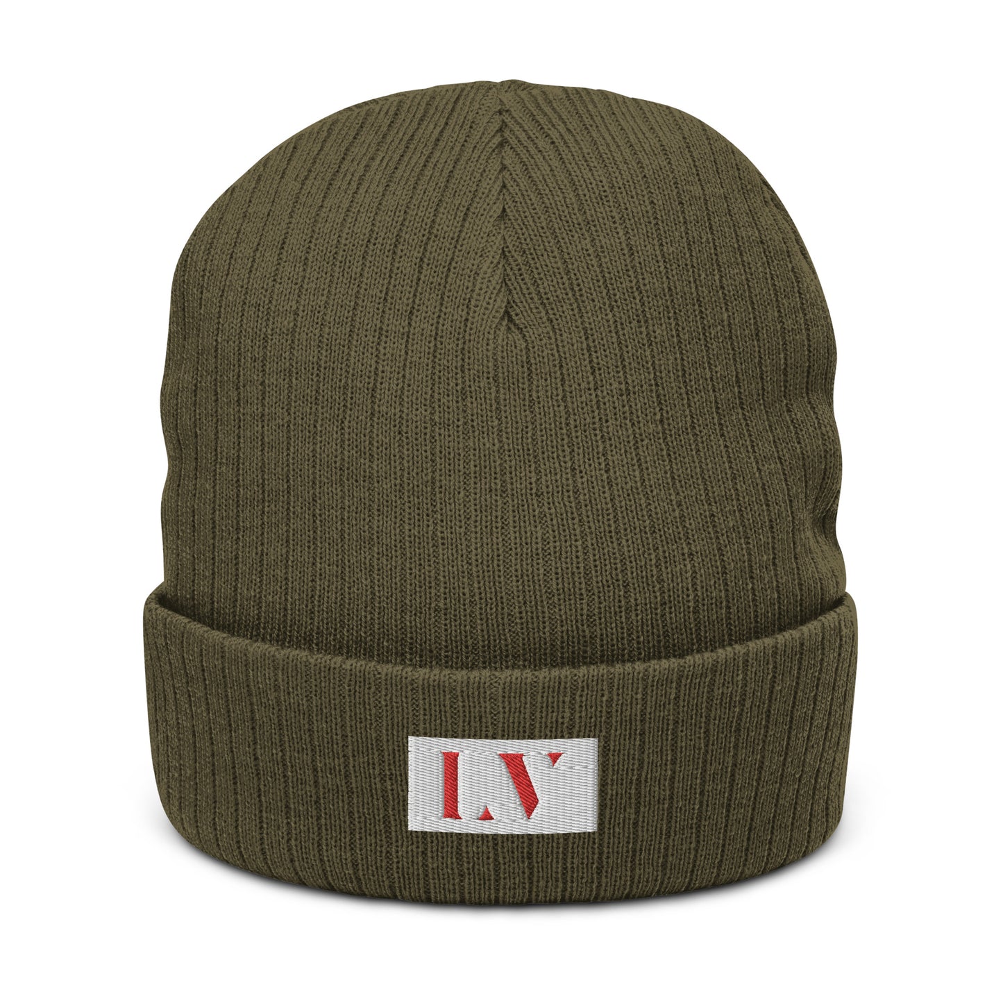 Ribbed knit beanie