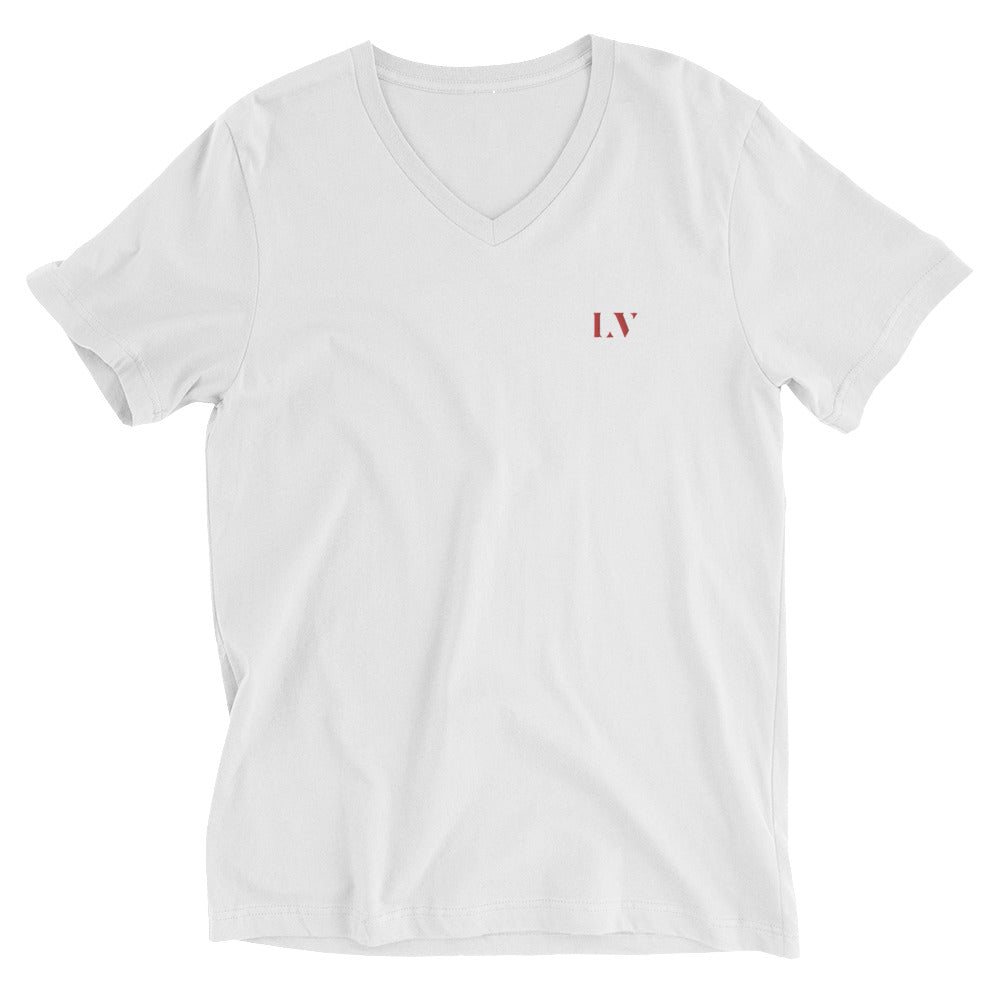 Unisex Short Sleeve V-Neck T-Shirt – LV Brand